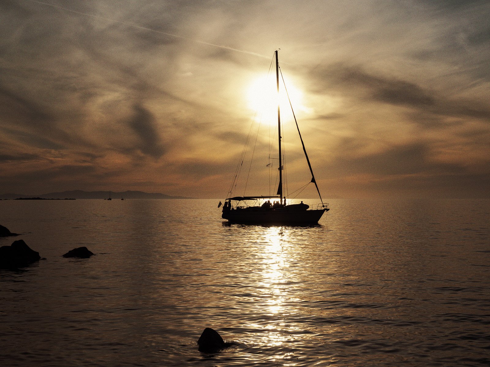 Sailboat Aegean Sea Voyage